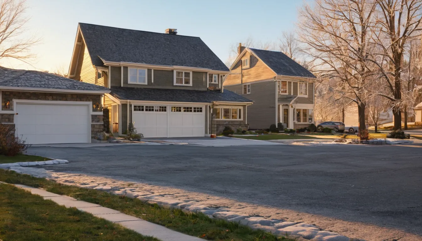Older home with attached garage in the Old Westbury area